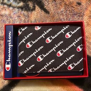 Men Black Champion Wallet